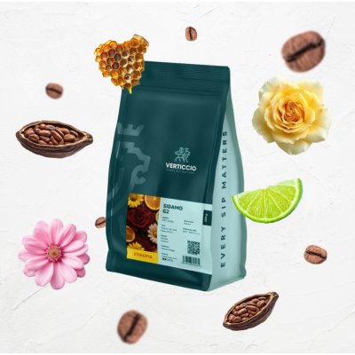 Verticcio Ethiopia Sidamo G2 pražená zrnková 0,2 kg – Hledejceny.cz