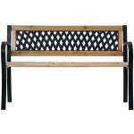 VidaXL Zahradní lavice 120 cm dřevo – Zboží Dáma
