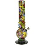 BVPK Bong akrylový Graffiti žlutočervený 26cm – Hledejceny.cz