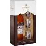 Ararat brandy 5YO 40% 0,7 l (DÁRKOVÉ BALENÍ 3 SKLENICE) – Zboží Dáma