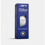 Titleist Tour Soft AIM 360 bílo/modré 3 ks – Sleviste.cz
