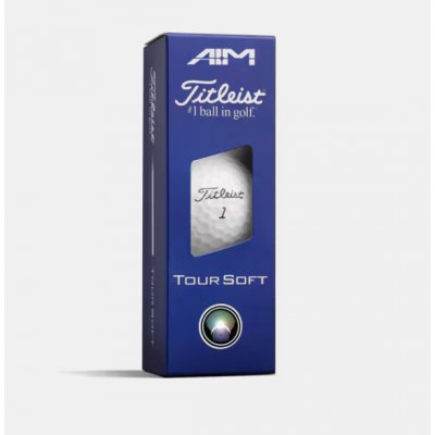 Titleist Tour Soft AIM 360 bílo/modré 3 ks – Sleviste.cz
