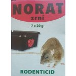 Rodenticid NORAT 25 zrno 7x20g – Zboží Mobilmania