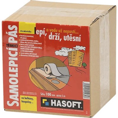 Těsnicí pás HASOFT samolepicí 100 mm x 5 m – Sleviste.cz