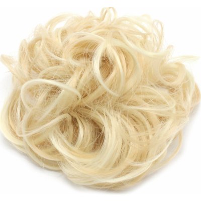 Příčesek - gumička s umělými vlasy Barva: blond - melír – Hledejceny.cz