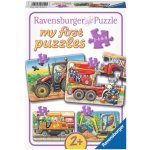 Ravensburger Stavební práce 2/4/6/8 dílků – Hledejceny.cz