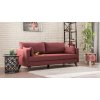 Pohovka Atelier del Sofa 3-Seat Sofa-Bed Bella Sofa BedClaret Red