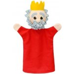 Moravská ústředna Brno KRÁL textilní maňásek na ruku 28cm – Zboží Dáma