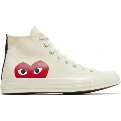 Converse Chuck Taylor All-Star 70 Hi Comme des Garcons PLAY white – Zboží Mobilmania