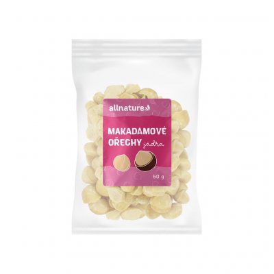 Allnature Makadamové ořechy 50 g – Hledejceny.cz