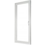 Aluplast jednokřídlové balkonové dveře Pravé Dvojsklo bílá 80 x 210 cm – Hledejceny.cz