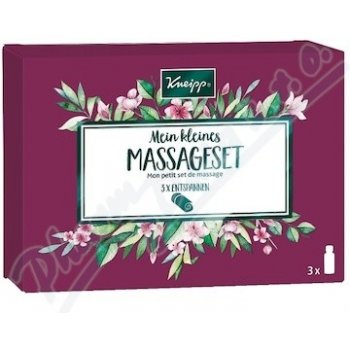 Kneipp masážní olej Mandlové květy 20 ml + masážní olej Divoká růže 20 ml + masážní olej Ylang-ylang 20 ml dárková sada