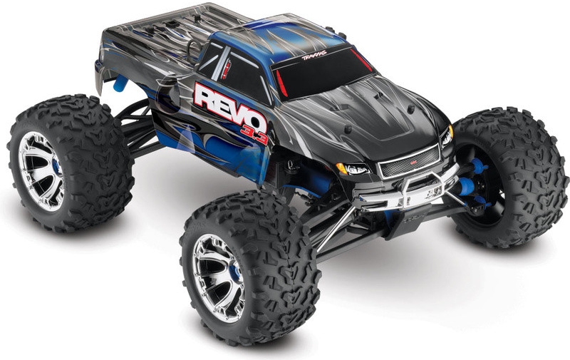 Traxxas Nitro Revo TQi s BlueTooth RTR modrá 1:8