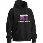 Sablio mikina s potiskem Slovensko černá – Sleviste.cz