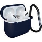 Apolis Pouzdro pro bezdrátová sluchátka AirPods 3 silikonové modré + přívěsek na klíče tmavě (pouzdro D) 9145576230749 – Zboží Živě
