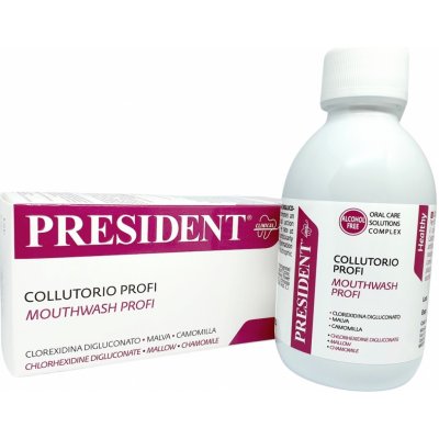 PresiDENT Healthy antibakteriální ústní voda CHX 0,20% 200ml