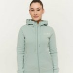 GymBeam dámská mikina se zipem Limitless Eucalypt eucalypt – Hledejceny.cz