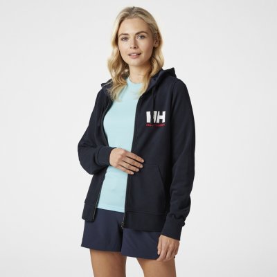 Helly Hansen W HH Logo Full Zip hoodie Navy – Zboží Mobilmania