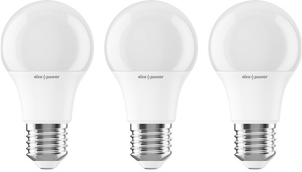 Alzapower LED 9-60W, E27, 2700K, set 3ks 3ks