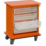 DEXTER 22 ABS vozík boxový, otevřený, 880x750x520 mm, mandarinka – Hledejceny.cz