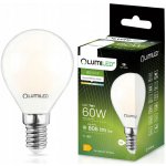 Lumiled LED žárovka P45 E14 7W = 60W 770lm 4000K Neutrální bílá 360° Filament Mléčná – Hledejceny.cz