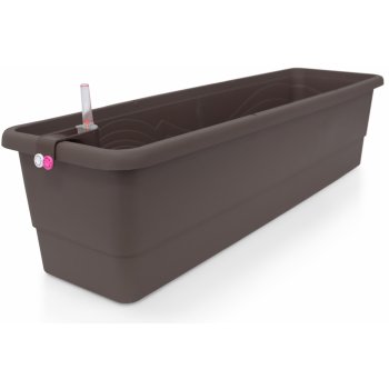 Plastkon Samozavlažovací truhlík GARDENIE SMART 80x23x20 cm hnědý