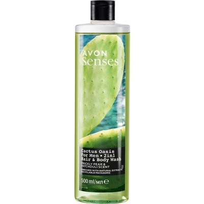 Avon Senses Cactus Oasis For Men sprchový gel 250 ml