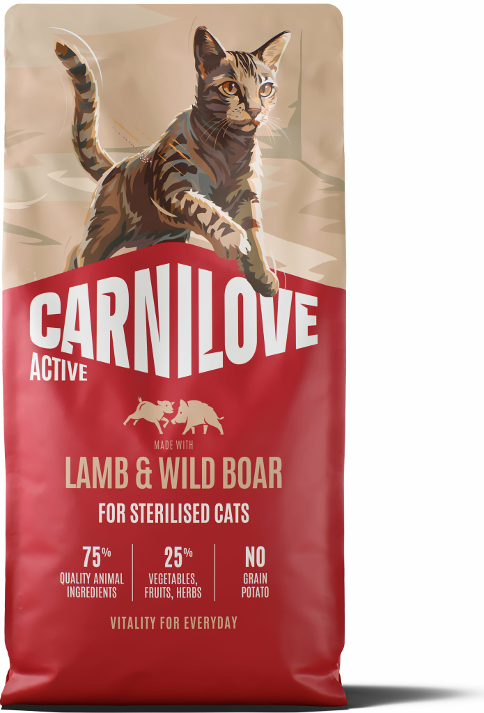 Carnilove Active Adult Cat All Breeds Sterilised LAMB & WILD BOAR 0,4 kg