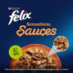Felix Sensations Sauces hovězí jehněčí krůta kachna v lahodné omáčce 12 x 85 g – Sleviste.cz