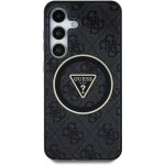 Guess Magnetic IML Metal Glitter 4G Circle Triangle Samsung S25 černé GUHMS25SHG4PRTGK – Hledejceny.cz