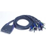 Aten CS-64US DataSwitch elektronický 4:1 (kláv.,VGA,myš,audio) USB – Zbozi.Blesk.cz