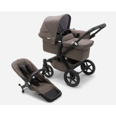 Bugaboo Donkey 5 Mineral Mono Complet Black/Taupe 2022 – Zboží Mobilmania