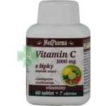 MedPharma Vitamin C 1000 mg s šípky prodloužený účinek 67 tablet – Hledejceny.cz
