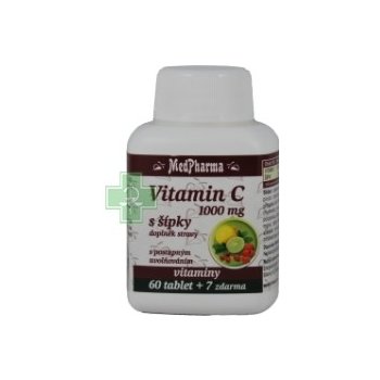 MedPharma Vitamín C 1000 mg s šípky 67 tablet od 129 Kč - Heureka.cz
