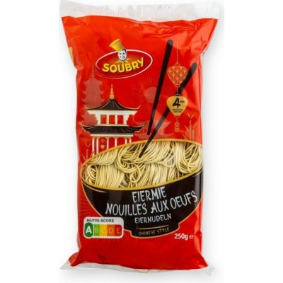 Soubry Čínské vaječné nudle Mie 250 g – Sleviste.cz