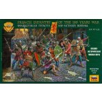 Zvezda Wargames AoB figurky 8053 French Infantry of the 100 Years War 1:72 – Zboží Dáma