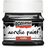 Pentart Akrylová barva matná 50 ml ČERNÁ – Zboží Dáma
