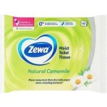 ZEWA Natural Camomile vlhčený bílý 42 ubrousků – Zboží Mobilmania