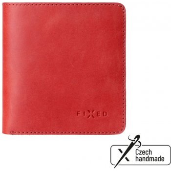 Fixed Classic Wallet z pravé hovězí kůže červená