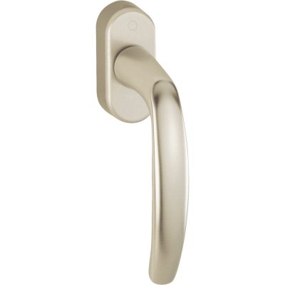 Hoppe Okenní klička Atlanta secustic F2 alpaka /N10A, 7/32-42mm, M5x45 + M5x50, 45° – HobbyKompas.cz