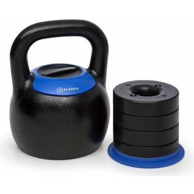 KLARFIT Adjustabell, nastavitelný kettlebell, 16/18/20/22/24 kg – Zboží Dáma