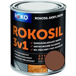 Rokosil 3v1 akryl RK 300 2320 hnědá světlá 0,6L