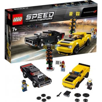 LEGO® Speed Champions 75893 2018 Dodge Challenger SRT Demon a 1970 Dodge Charger