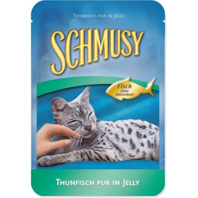 Schmusy Fish tuňák jelly 100 g
