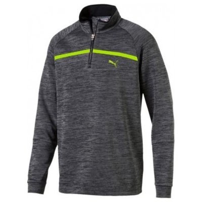 Puma Bonded Quarter Zip Popover Tmavě šedá