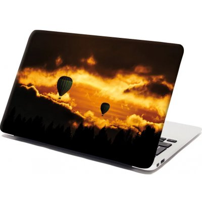 Sablio Samolepka na notebook Horkovzdušné balony - 29x20 cm – Zboží Živě