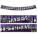 Narozeninový baner Happy Birthday Wednesday 2m – Zboží Dáma