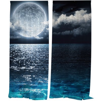 IMPAR Závěsy Měsíc (Rozměr : 140x250, Materiál: Interlock) – Hledejceny.cz