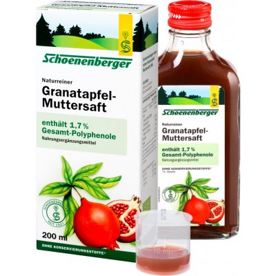 Schoenenberger Granátové jablíčko Bio šťáva 200 ml – Hledejceny.cz