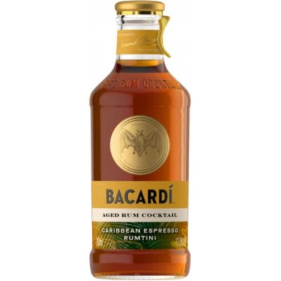 Bacardi Caribbean Espresso Rumtini 12,5% 0,2 l (holá láhev) – Zbozi.Blesk.cz
